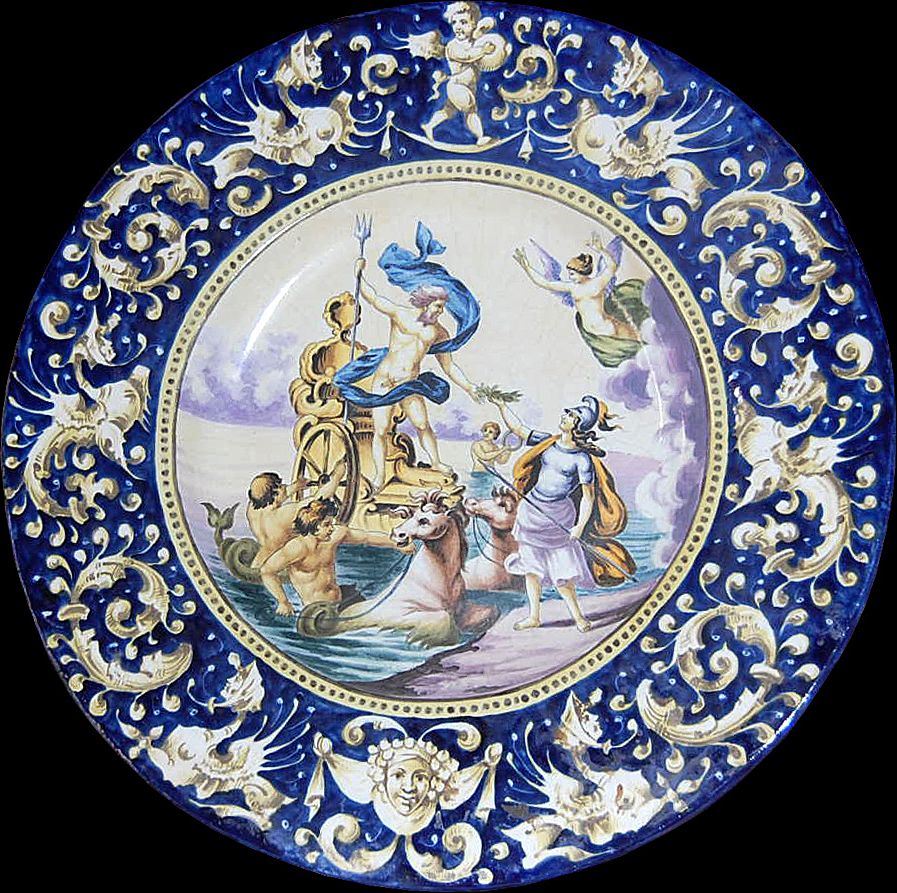 19th Century French Faience Charger 19th Century French Faience Charger