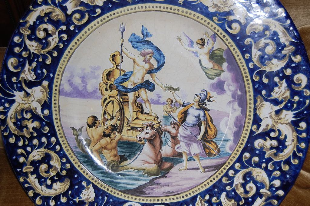 19th Century French Faience Charger 19th Century French Faience Charger