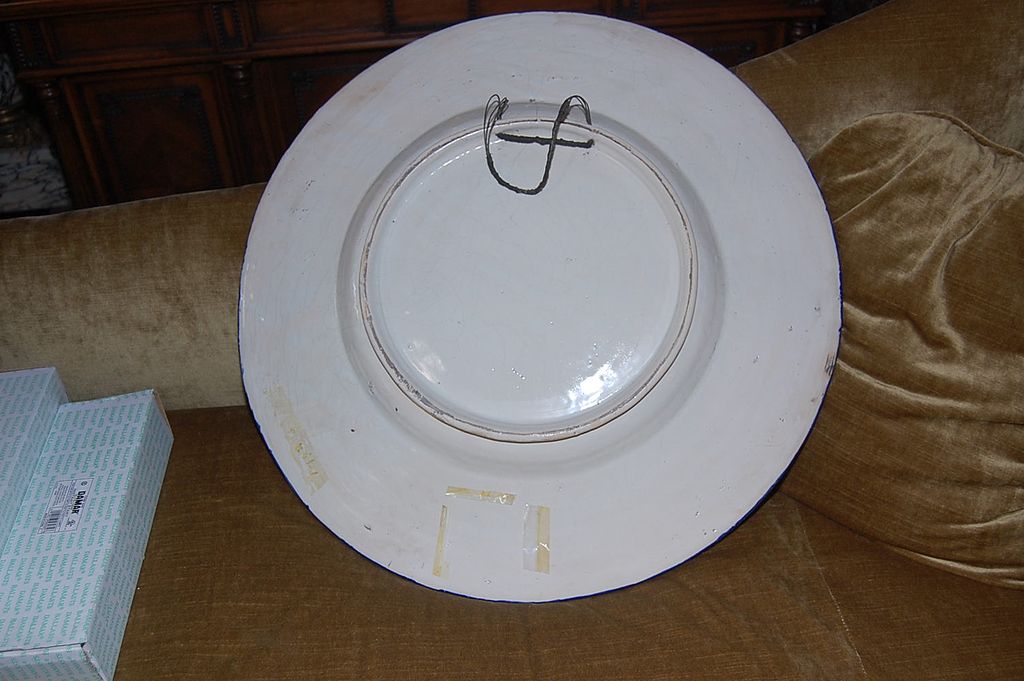 19th Century French Faience Charger 19th Century French Faience Charger