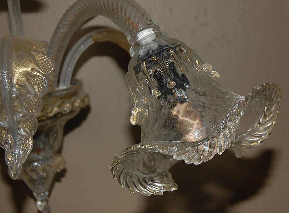 Pair of Murano Glass Sconce Pair of Murano Glass Sconce