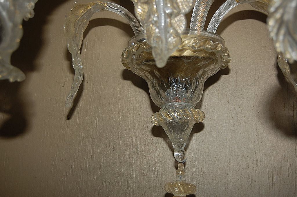 Pair of Murano Glass Sconce Pair of Murano Glass Sconce
