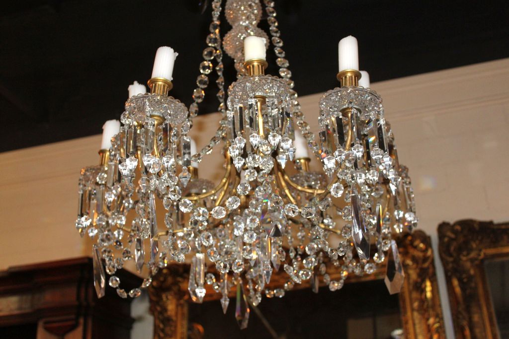Continental Crystal Chandelier Continental Crystal Chandelier