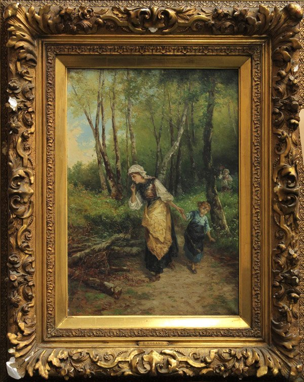 Framed Oil On Canvas Framed Oil On Canvas