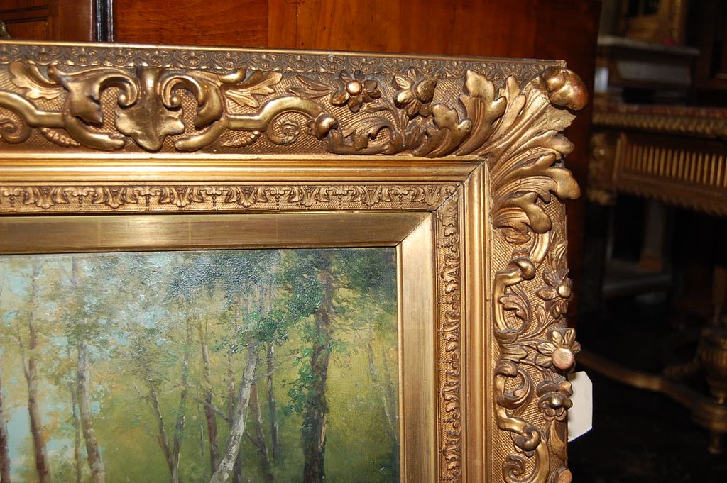 Framed Oil On Canvas Framed Oil On Canvas