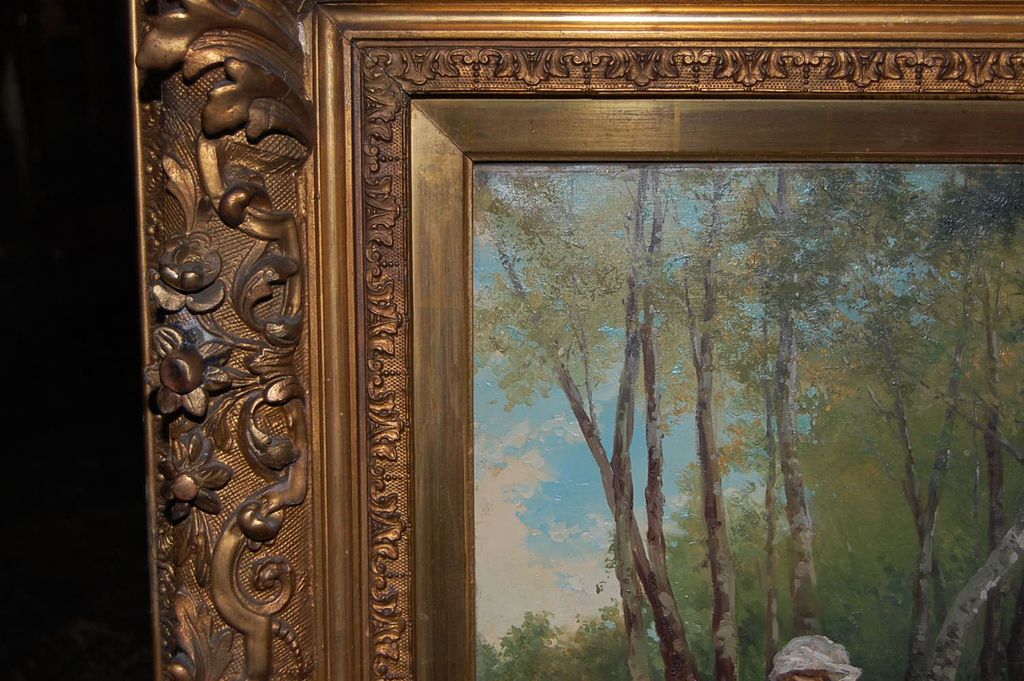 Framed Oil On Canvas Framed Oil On Canvas