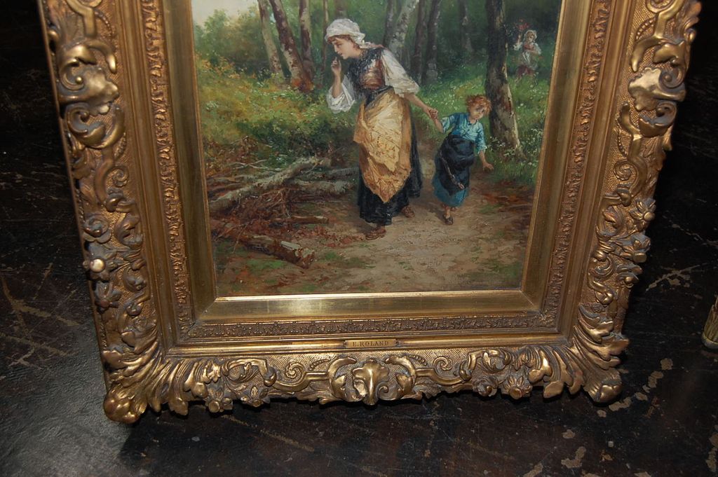Framed Oil On Canvas Framed Oil On Canvas
