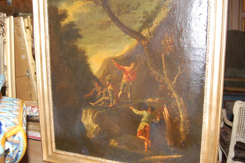 Italian Oil On Canvas Italian Oil On Canvas