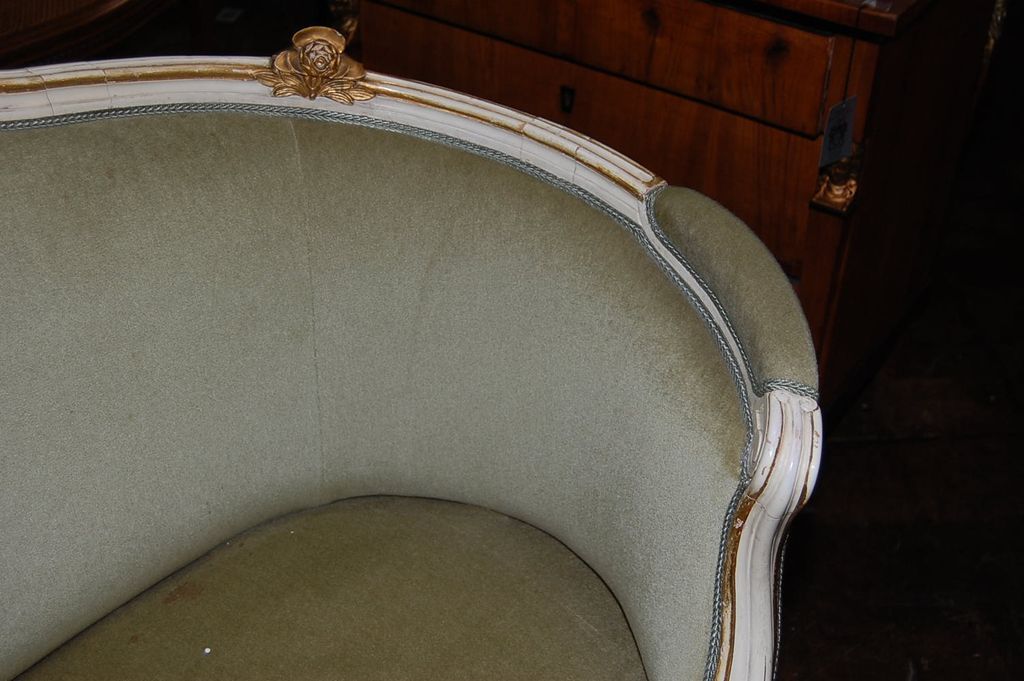 French Louis XVI Painted Sofa French Louis XVI Painted Sofa