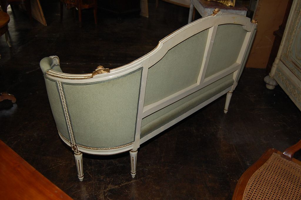 French Louis XVI Painted Sofa French Louis XVI Painted Sofa