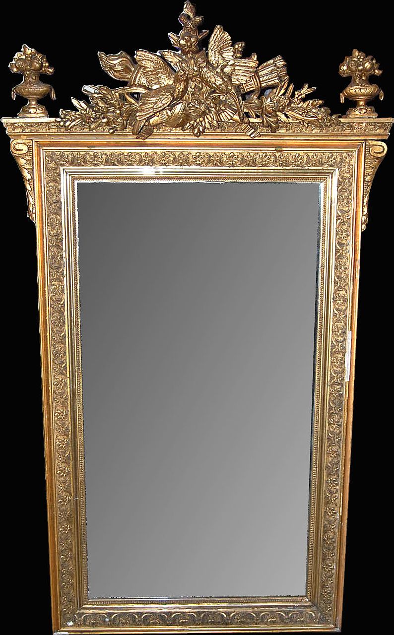 19th Century Louis XV Gilt Mirror 19th Century Louis XV Gilt Mirror