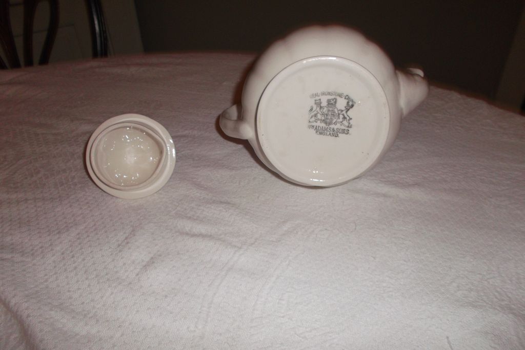 Wm. Adams & Sons Ironstone Teapot~ Wheat Motif ~ A vintage Beauty Wm. Adams & Sons Ironstone Teapot~ Wheat Motif ~ A vintage Beauty