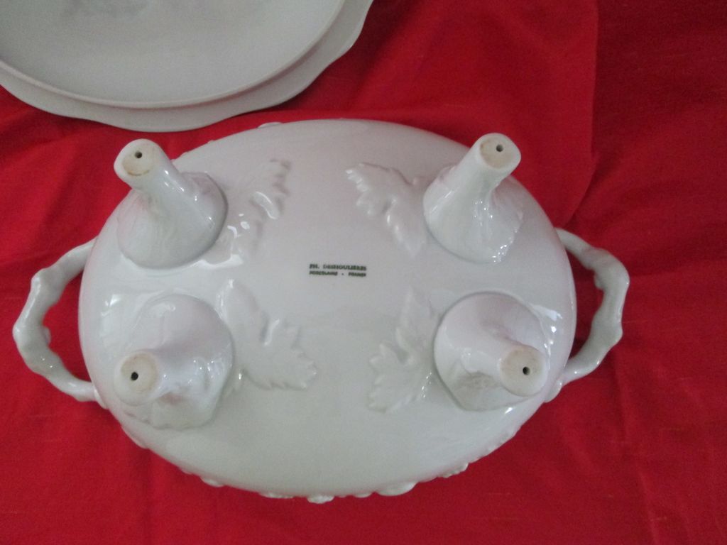 Philippe Deshoulieres Porcelain Soup Tureen Vintage "California" Philippe Deshoulieres Porcelain Soup Tureen Vintage "California"