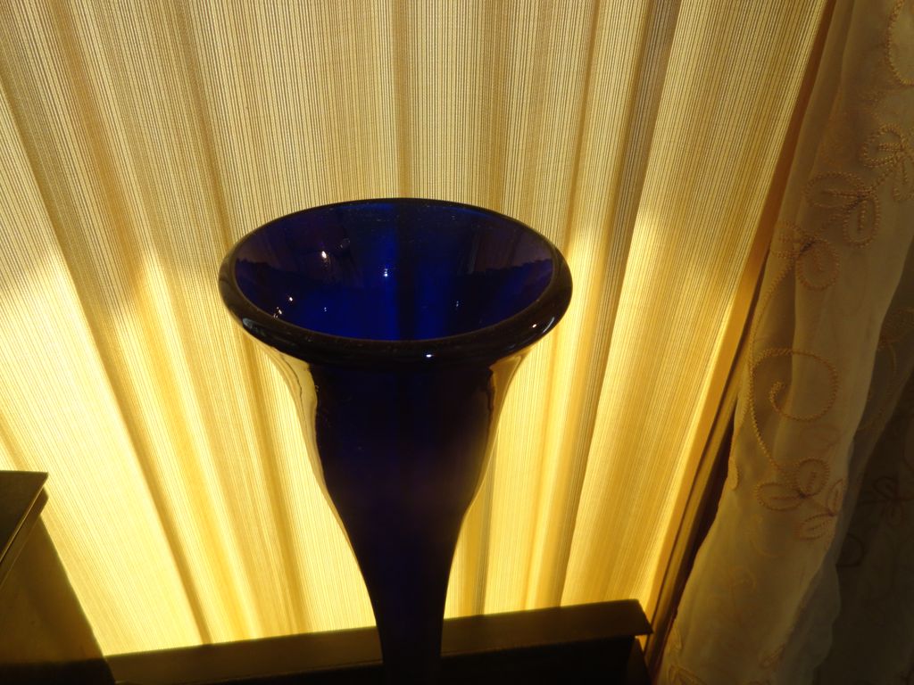 Hand Blown Cobalt Blue Unusual Antique Vase - GREATLY REDUCED! Hand Blown Cobalt Blue Unusual Antique Vase - GREATLY REDUCED!