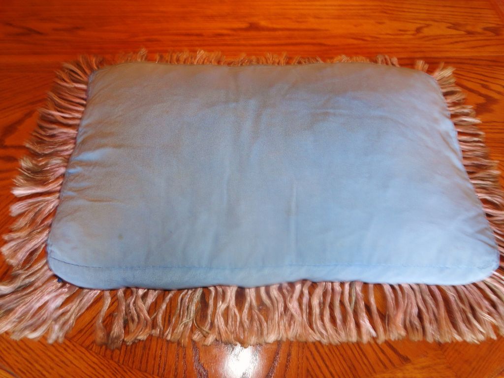 Exquisite Antique Silk Embroidered Pillow - Circa Early 1900's Exquisite Antique Silk Embroidered Pillow - Circa Early 1900's