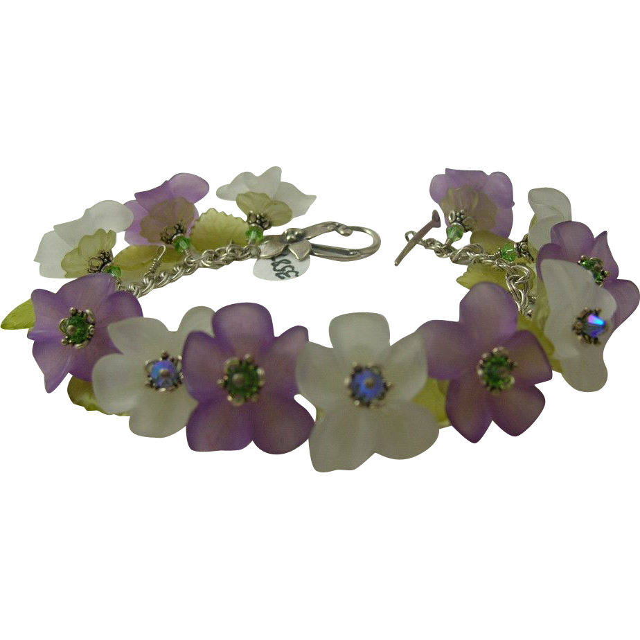 Orchid Flower Bracelet Orchid Flower Bracelet