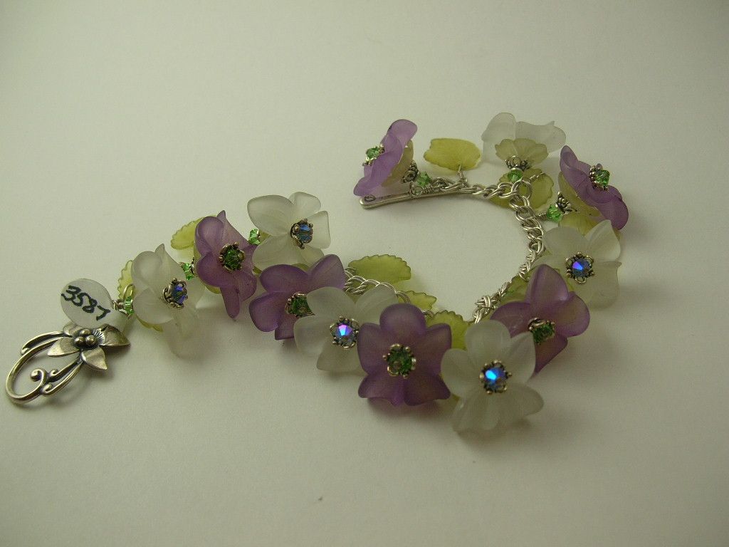 Orchid Flower Bracelet Orchid Flower Bracelet