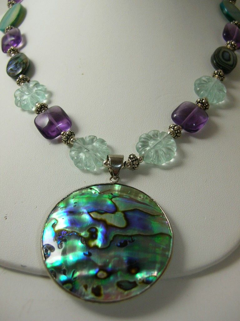 Abalone Pendant Necklace Abalone Pendant Necklace