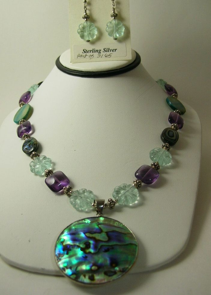 Abalone Pendant Necklace Abalone Pendant Necklace