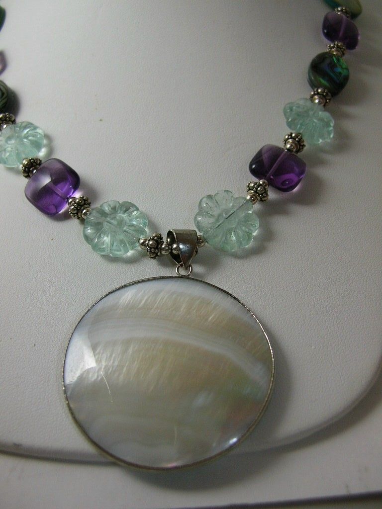 Abalone Pendant Necklace Abalone Pendant Necklace