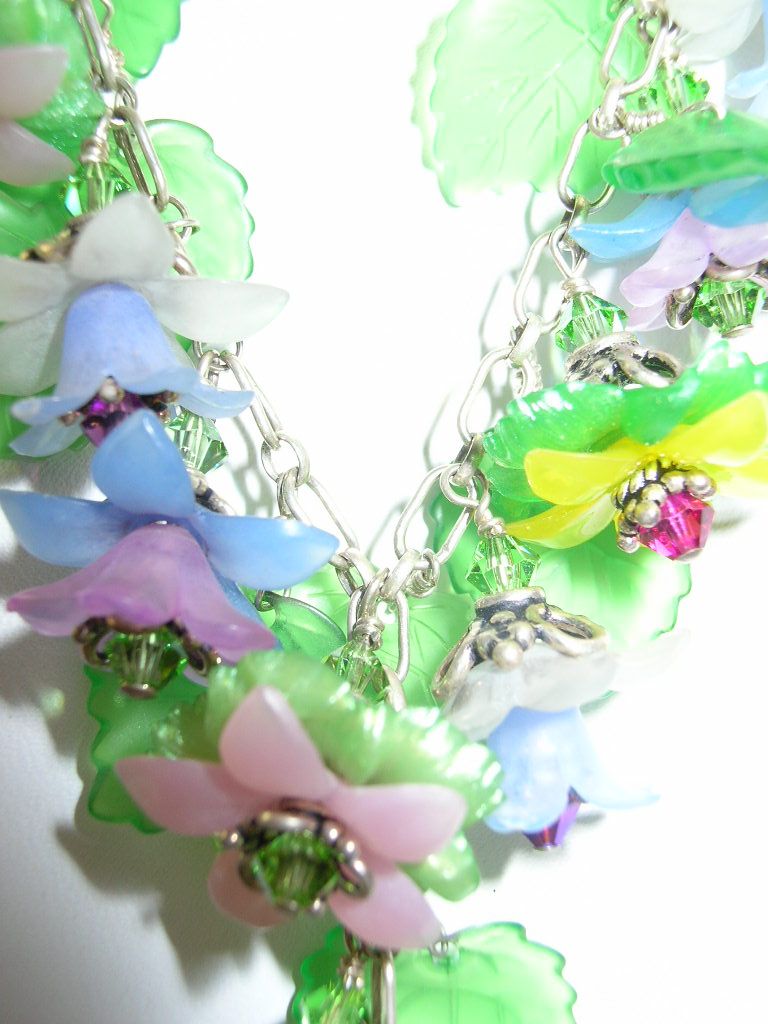 One-Of -a-Kind, Flowers on Parade Necklace Set One-Of -a-Kind, Flowers on Parade Necklace Set