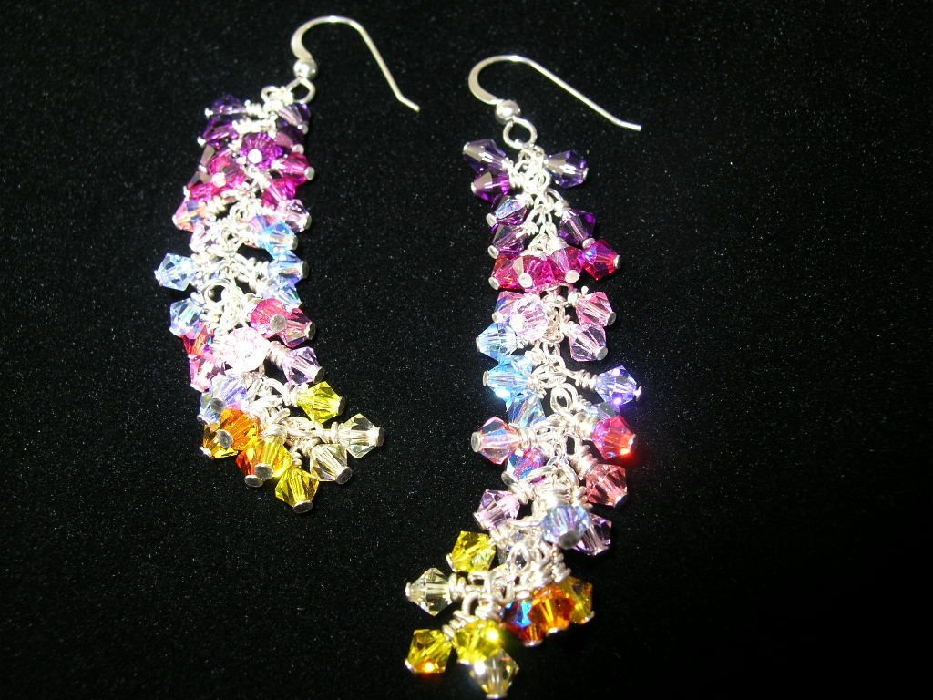 Maui Sunset Swarovski Crystal Earrings Maui Sunset Swarovski Crystal Earrings