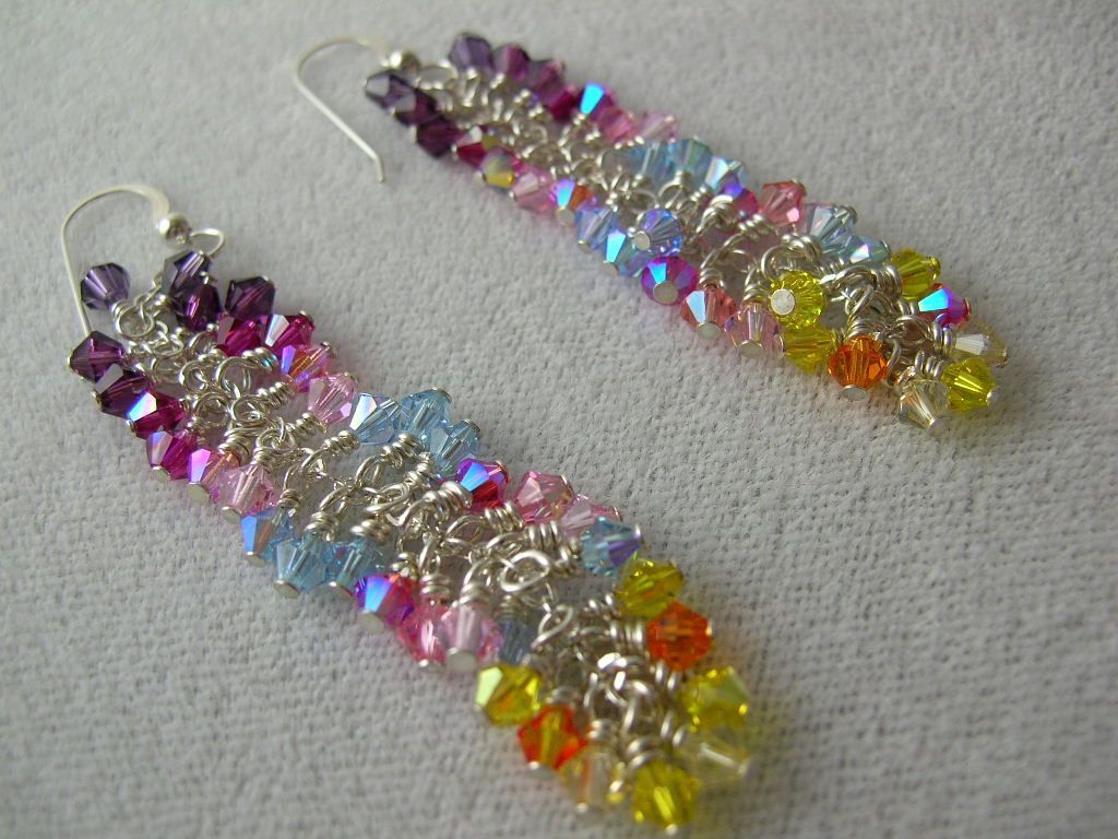 Maui Sunset Swarovski Crystal Earrings Maui Sunset Swarovski Crystal Earrings