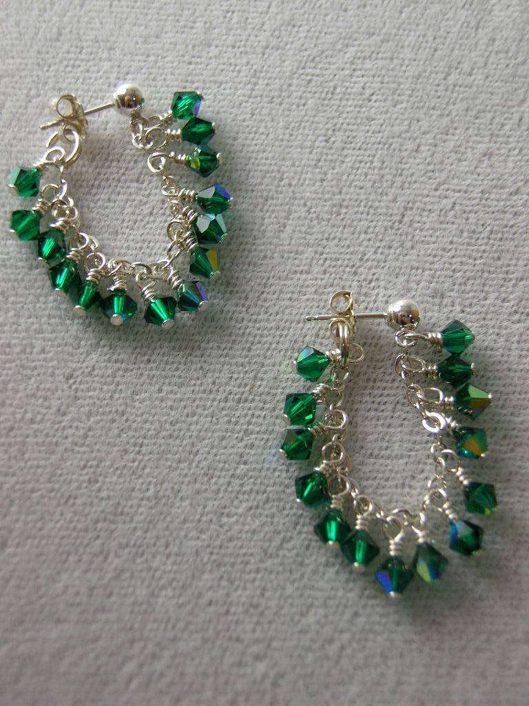 Emerald Green Soft Hoops Emerald Green Soft Hoops