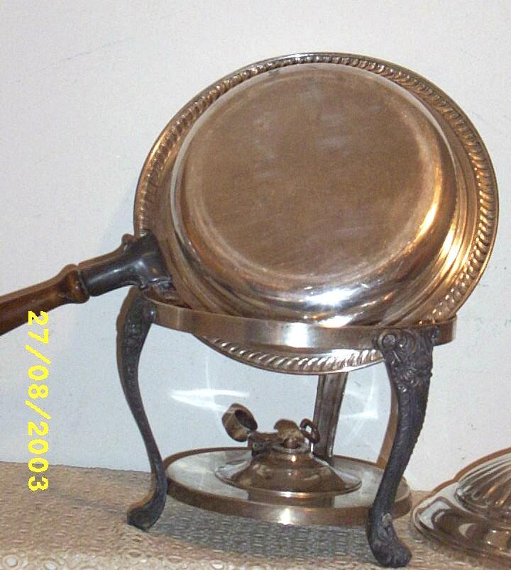 Vintage Chafing Dish Silver Plate Ornate Vintage Chafing Dish Silver Plate Ornate