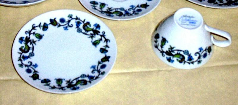 Noritake China Pastoral Pattern Cook "N Serve Cup/Saucer Noritake China Pastoral Pattern Cook "N Serve Cup/Saucer