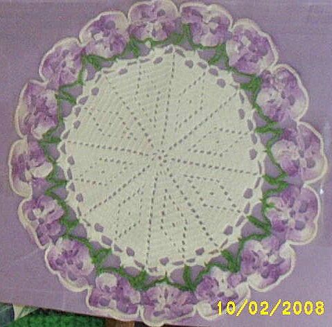 Free Crochet Pattern Pansy with Lizbeth Thread Part 3 of 3 - YouTube