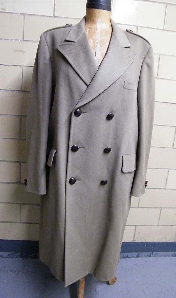 Vintage Men's Camel Color Military Style Coat By Daks London For Barney's New York Vintage Men's Camel Color Military Style Coat By Daks London For Barney's New York