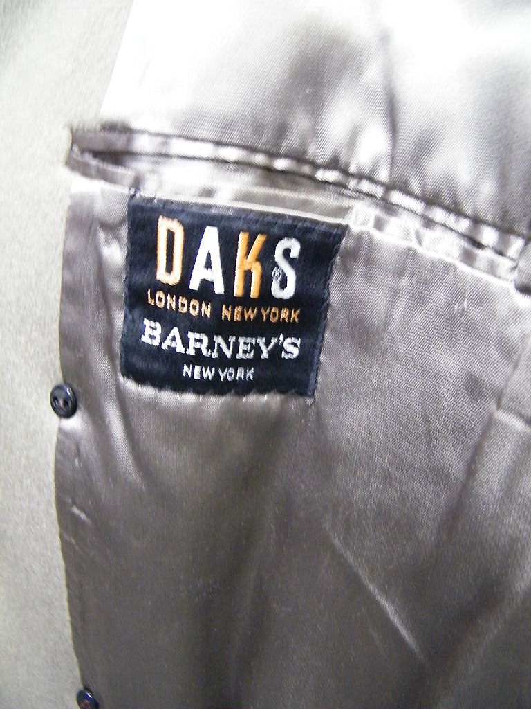 Vintage Men's Camel Color Military Style Coat By Daks London For Barney's New York Vintage Men's Camel Color Military Style Coat By Daks London For Barney's New York
