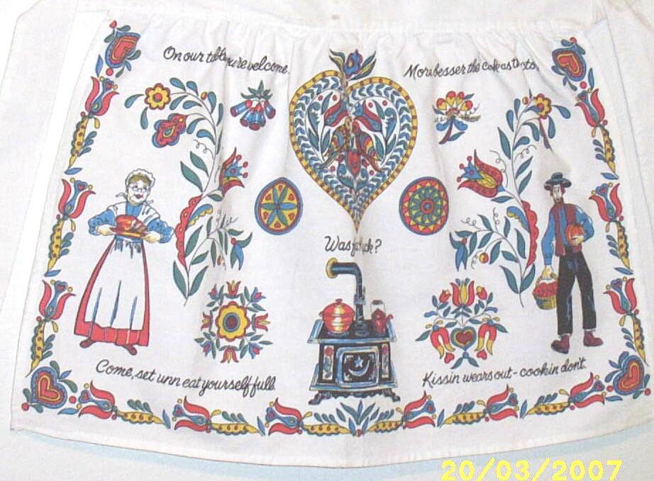 Item ID: PENNA DUTCH APRON -2130 In Shop's Backroom Item ID: PENNA DUTCH APRON -2130 In Shop's Backroom