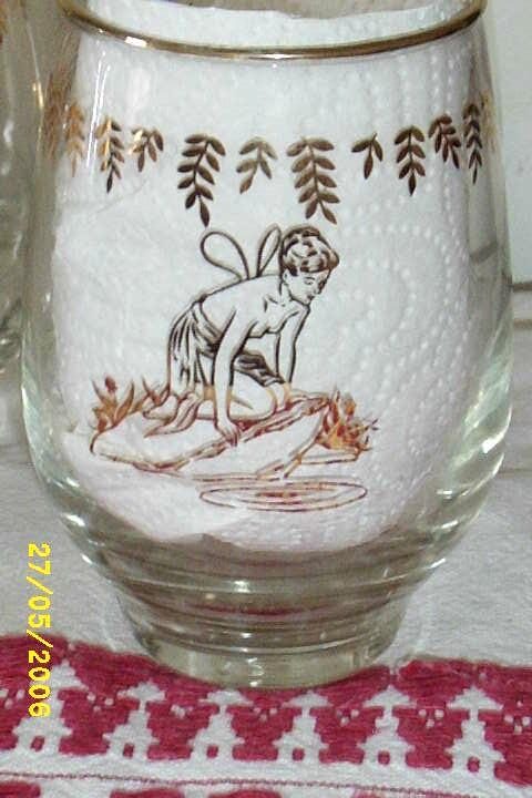 Vintage... 1950's White Rock Girl..Old Fashion ..Tumblers..By Libby Glass..Set Of 6 Vintage... 1950's White Rock Girl..Old Fashion ..Tumblers..By Libby Glass..Set Of 6