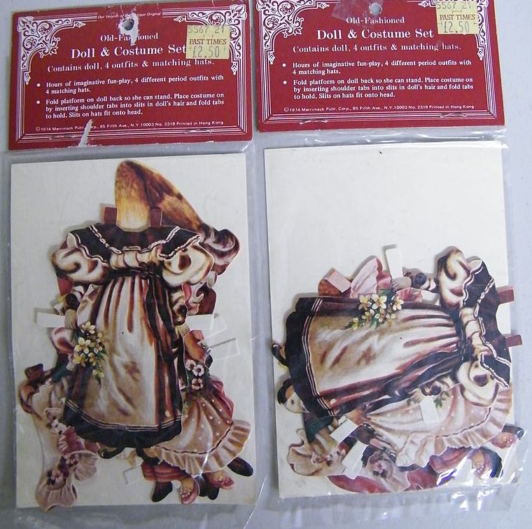 Vintage VICTORIAN STYLE Paper Doll & Costume Set ..By Merrimack Publishers..Printed. .Hong Kong:NIB..2 Sets Available Vintage VICTORIAN STYLE Paper Doll & Costume Set ..By Merrimack Publishers..Printed. .Hong Kong:NIB..2 Sets Available