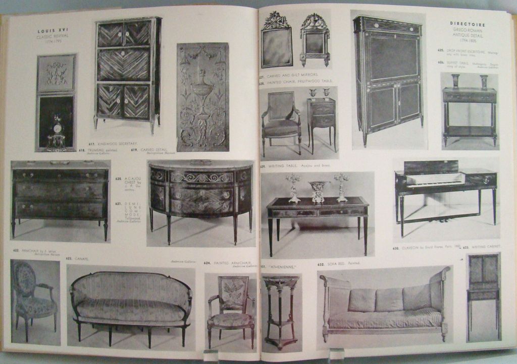 The Encyclopedia of Furniture, by Joseph Aronson, 1941, Fourth Printing. The Encyclopedia of Furniture, by Joseph Aronson, 1941, Fourth Printing.