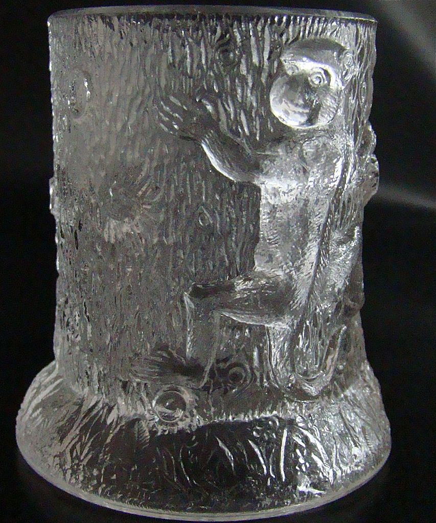 Early American Pattern Glass Toothpick Holder – "Three Monkeys on a Stump" Pattern – Circa: Late 1880's Early American Pattern Glass Toothpick Holder – "Three Monkeys on a Stump" Pattern – Circa: Late 1880's