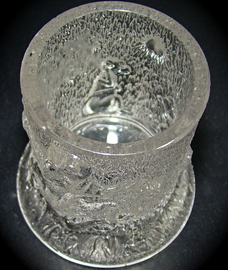 Early American Pattern Glass Toothpick Holder – "Three Monkeys on a Stump" Pattern – Circa: Late 1880's Early American Pattern Glass Toothpick Holder – "Three Monkeys on a Stump" Pattern – Circa: Late 1880's
