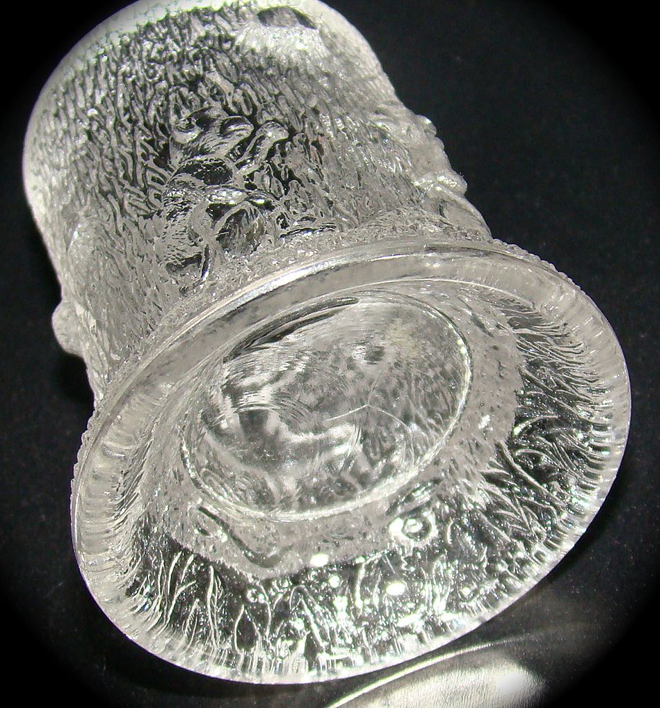 Early American Pattern Glass Toothpick Holder – "Three Monkeys on a Stump" Pattern – Circa: Late 1880's Early American Pattern Glass Toothpick Holder – "Three Monkeys on a Stump" Pattern – Circa: Late 1880's