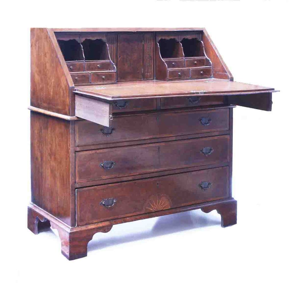 Wlanut Slant Front Desk Wlanut Slant Front Desk
