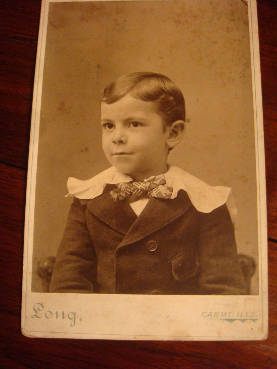 Cabinet Card Photograph Darling Young Boy in Victorian Clothing Wavy Hair Cabinet Card Photograph Darling Young Boy in Victorian Clothing Wavy Hair