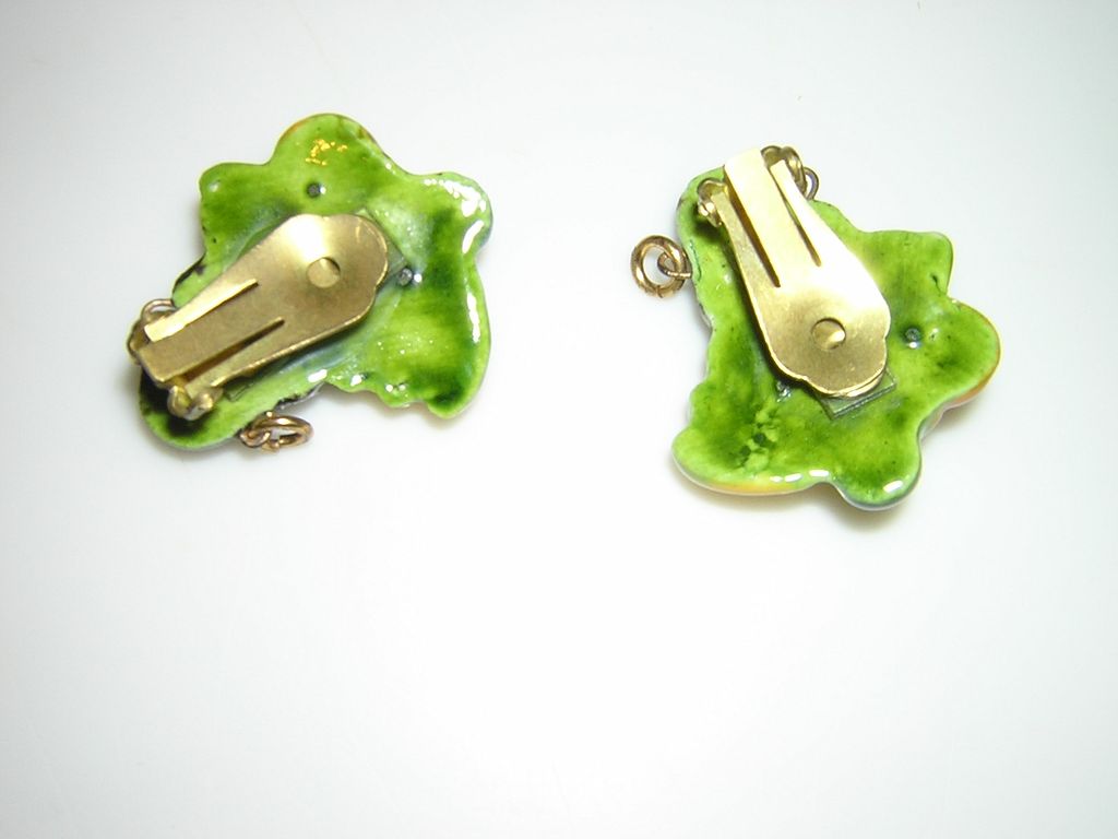 Ceramic Carmen Miranda Earrings Ceramic Carmen Miranda Earrings
