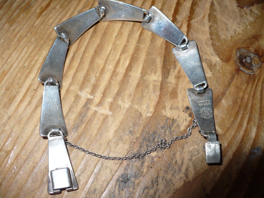 Sterling & Enamel Heart Link Bracelet Sterling & Enamel Heart Link Bracelet