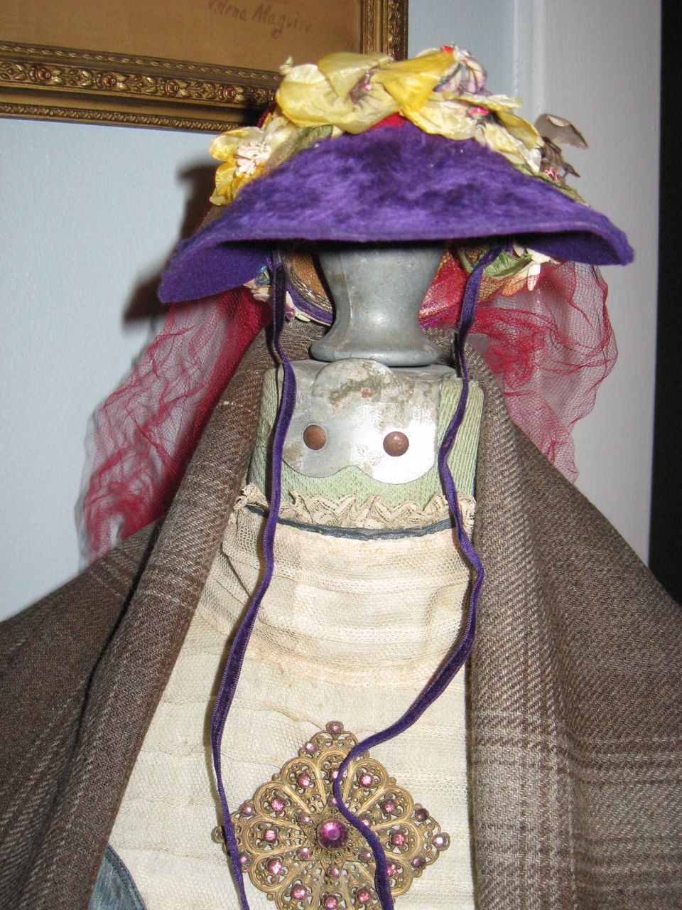 Colorful Vintage Doll Hat Allegro by Alice Van Benton Colorful Vintage Doll Hat Allegro by Alice Van Benton