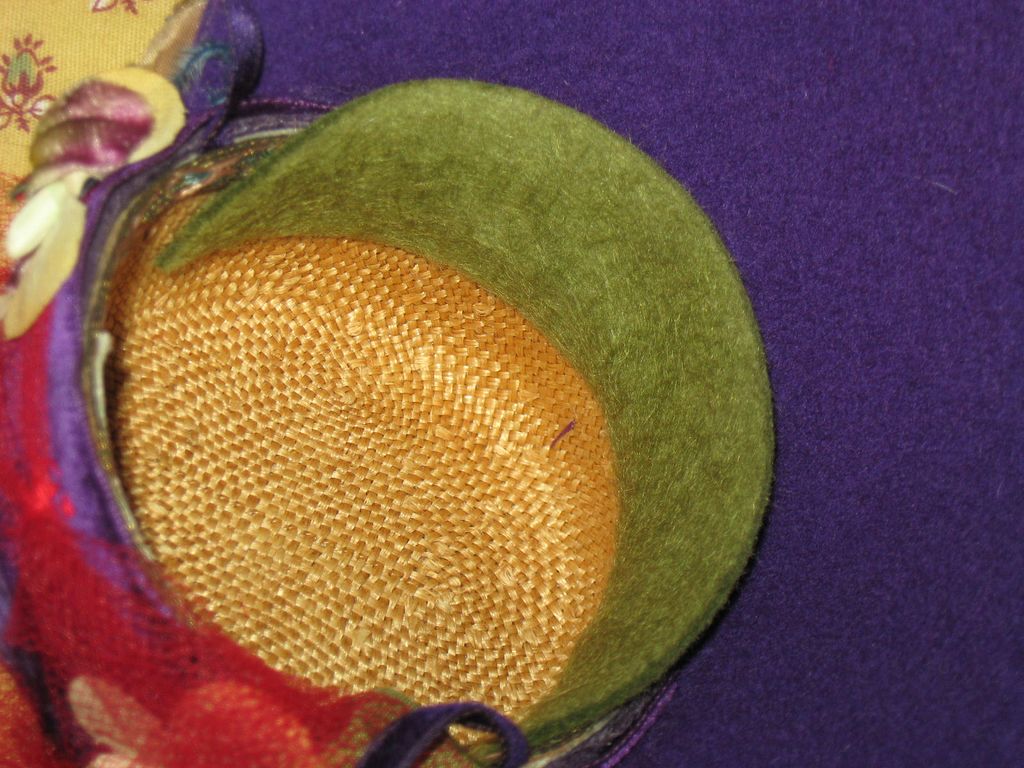 Colorful Vintage Doll Hat Allegro by Alice Van Benton Colorful Vintage Doll Hat Allegro by Alice Van Benton