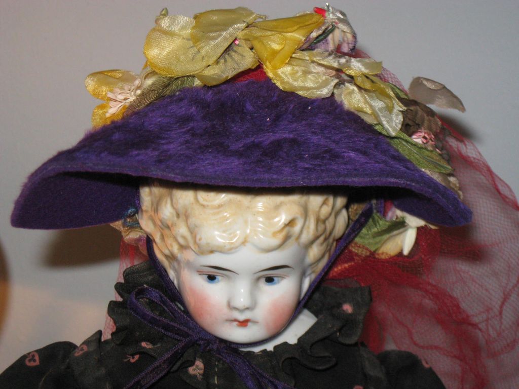 Colorful Vintage Doll Hat Allegro by Alice Van Benton Colorful Vintage Doll Hat Allegro by Alice Van Benton
