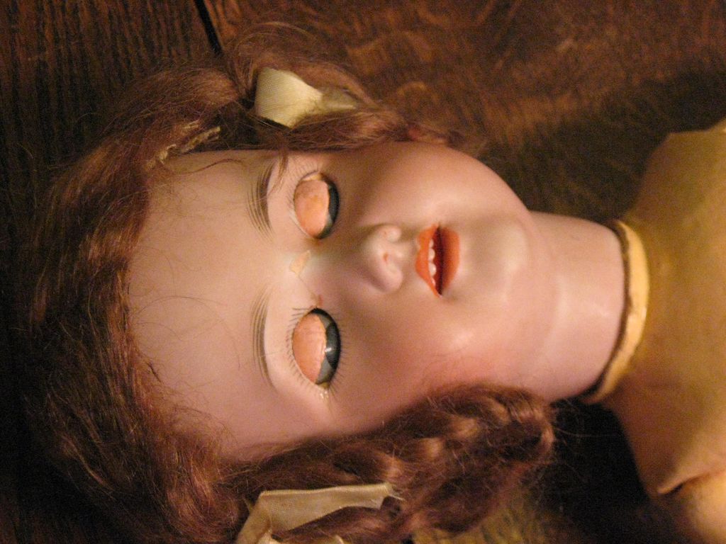 Antique Composition & Wood Doll Body Antique Composition & Wood Doll Body