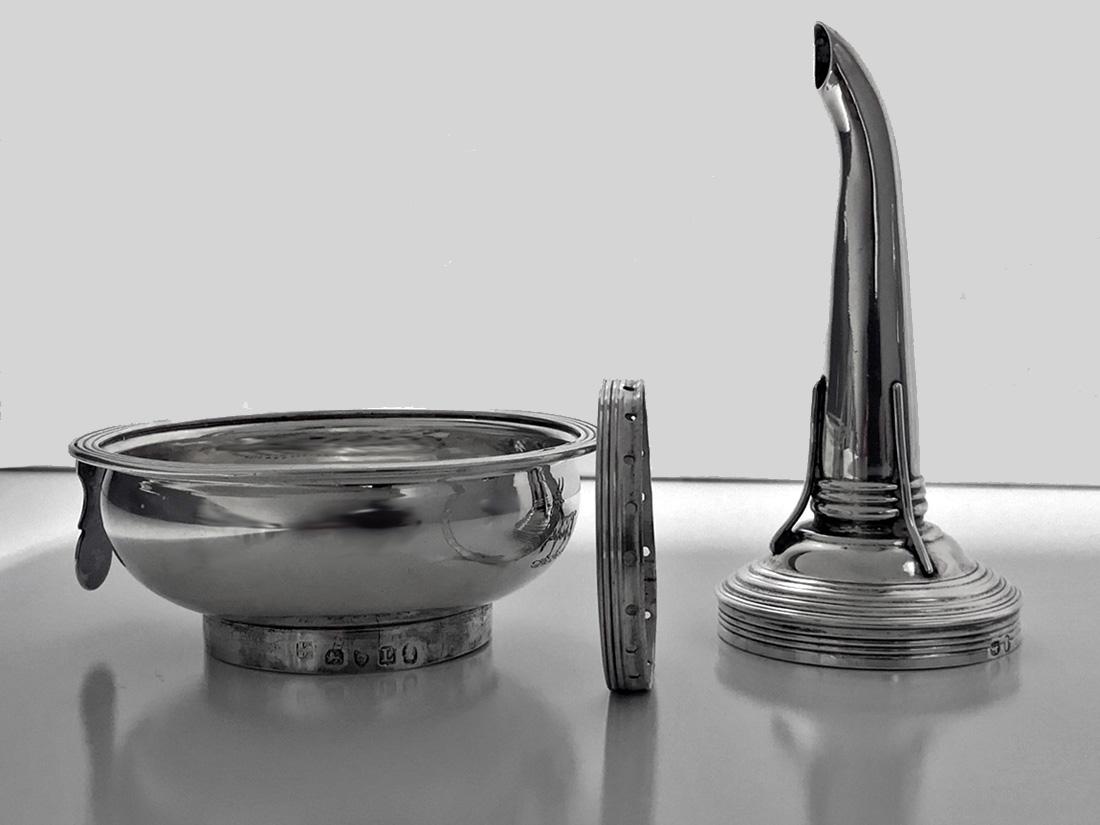 Georgian Silver Wine Funnel, London 1806 Peter & William Bateman Georgian Silver Wine Funnel, London 1806 Peter & William Bateman