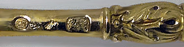 Pair French 950 1st std , vermeil, mother of pearl Travelling Sets, 1819-38 Pair French 950 1st std , vermeil, mother of pearl Travelling Sets, 1819-38