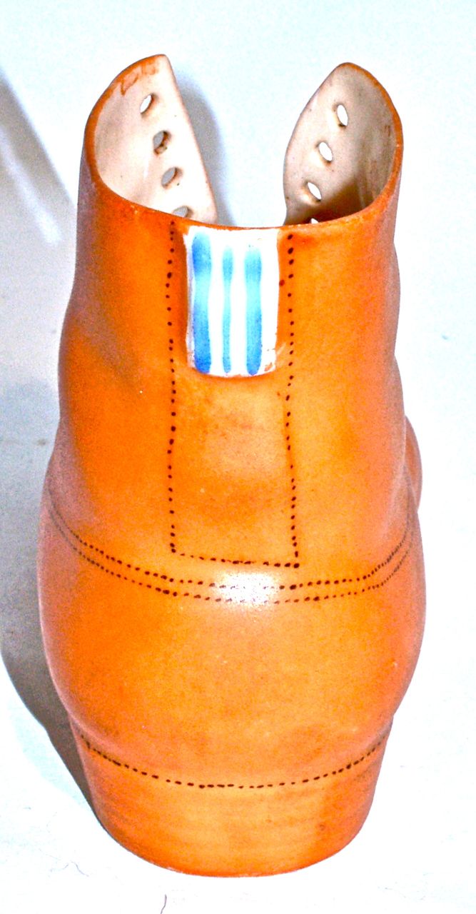 Royal Bayreuth - Men's Porcelain High-Top Boot/Shoe Royal Bayreuth - Men's Porcelain High-Top Boot/Shoe